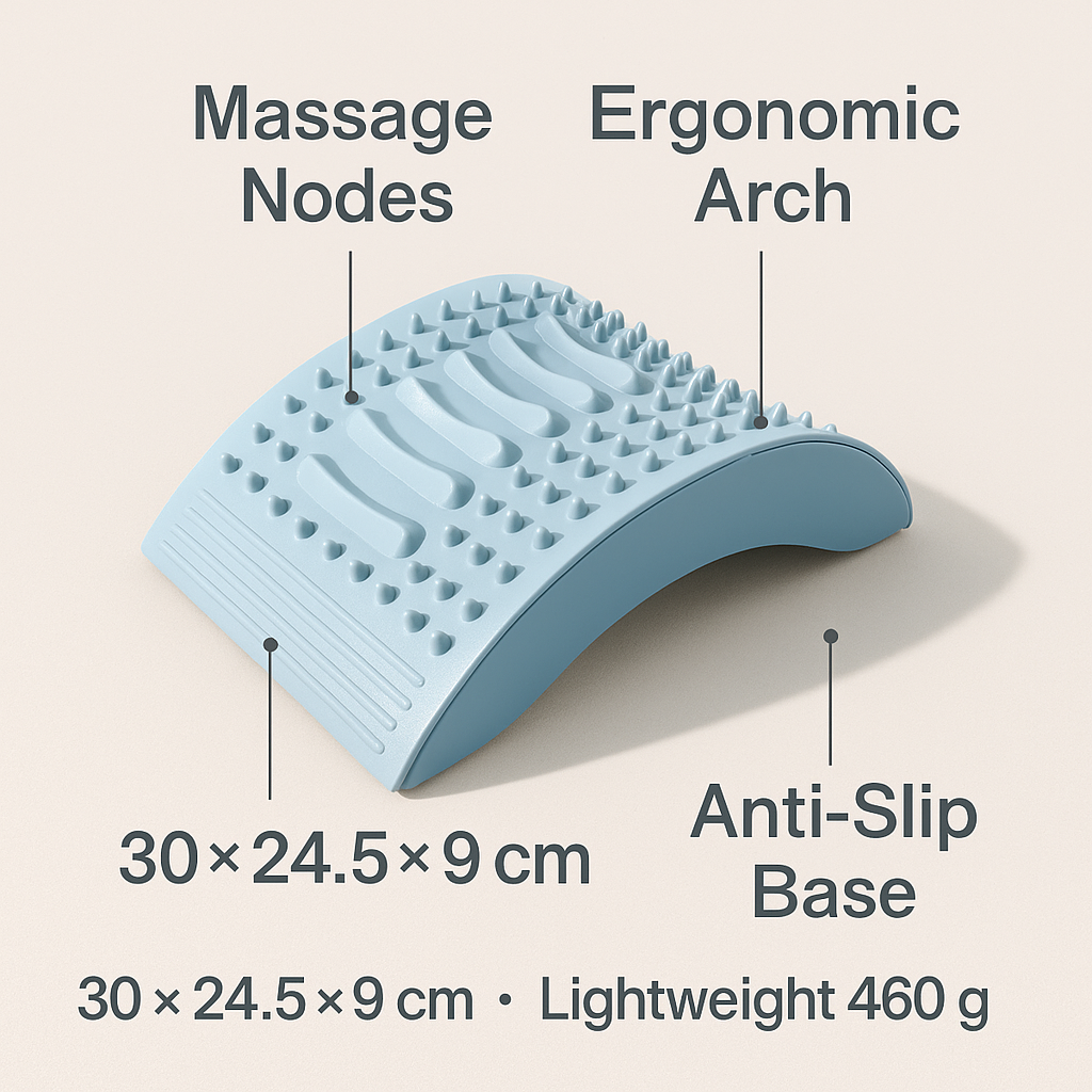 New Lumbar Support Massage Stretch Yoga Mat